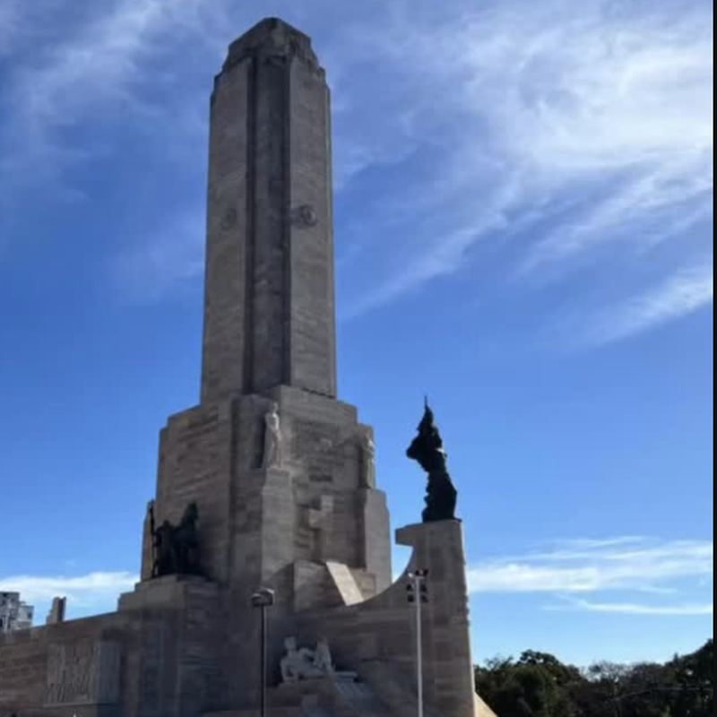 Masterclass de adiestramiento de Del Arrabal en el Monumento a la Bandera, Rosario